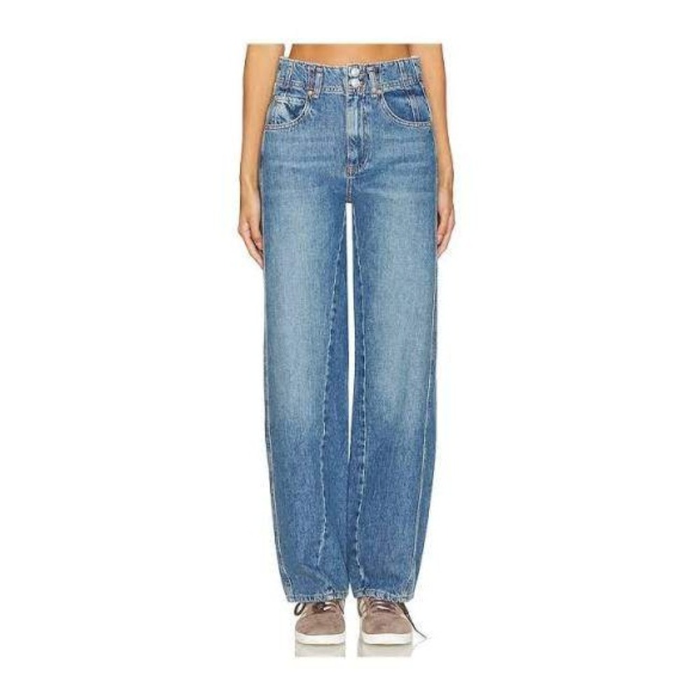 We The Free Aster High Rise Straight Jeans Blue Size 30 OB2053238 NWT